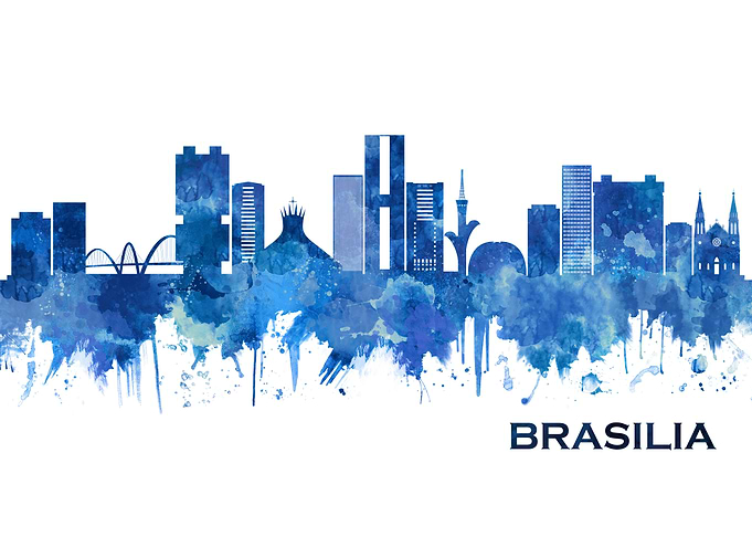 Brasilia Brazil Skyline