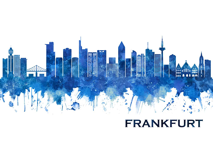 Frankfurt Germany Skyline