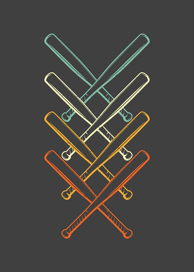 Baseball Bat Retro