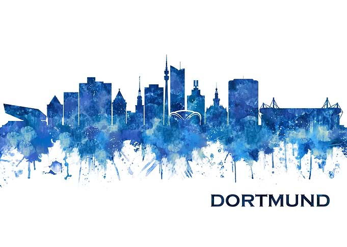 Dortmund Germany Skyline