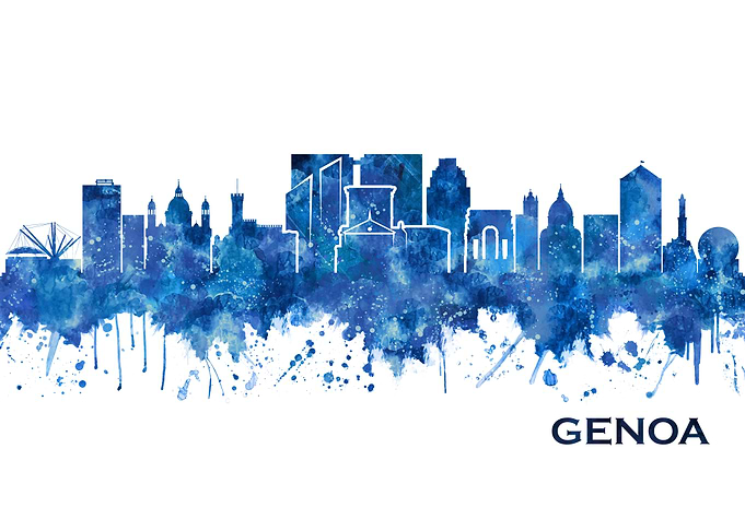 Genoa Skyline Blue