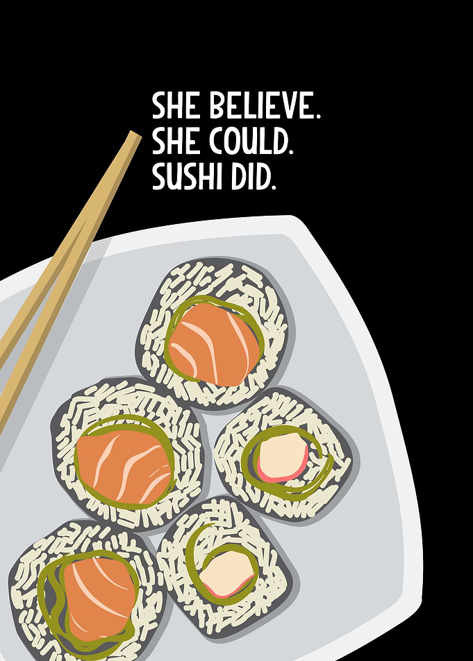 Sushi Wall Art Decor