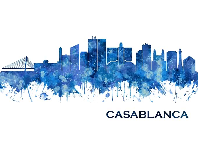 Casablanca Morocco Skyline