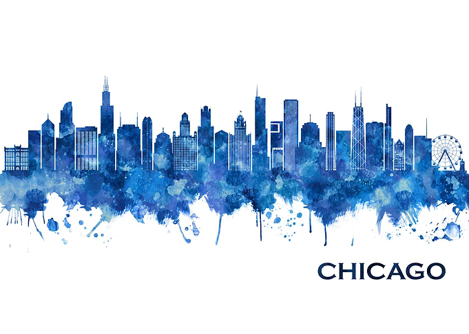 Chicago Illinois Skyline