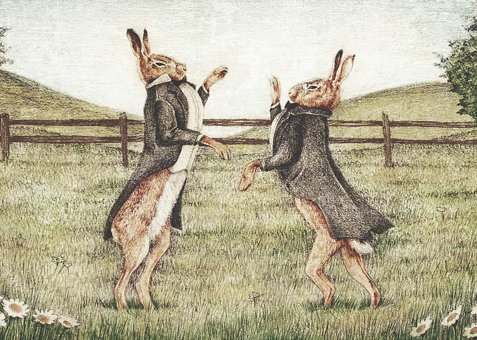 Gentlemen Fighting