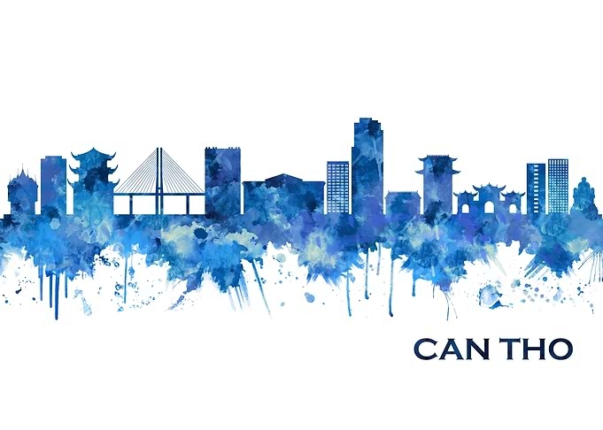 Can Tho Vietnam Skyline