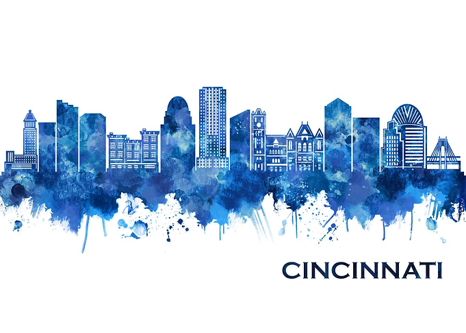 Cincinnati USA Skyline