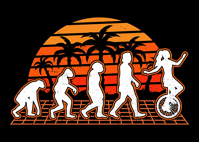 Unicycle Evolution Retro