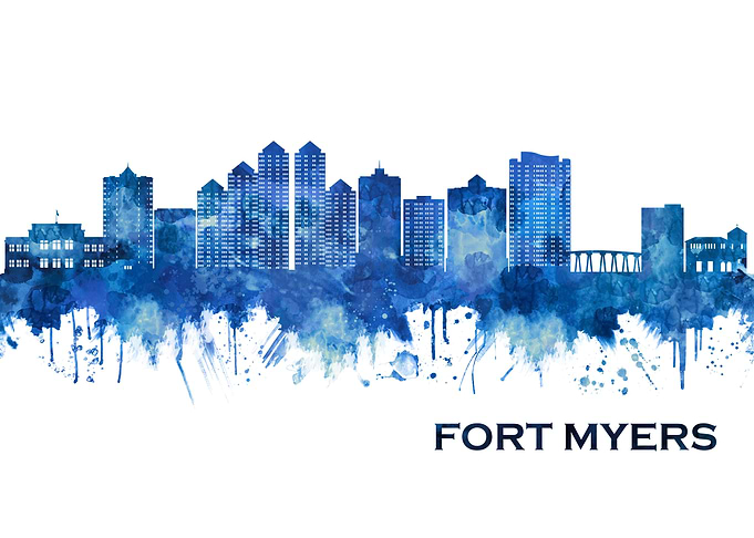 Fort Myers Florida Skyline