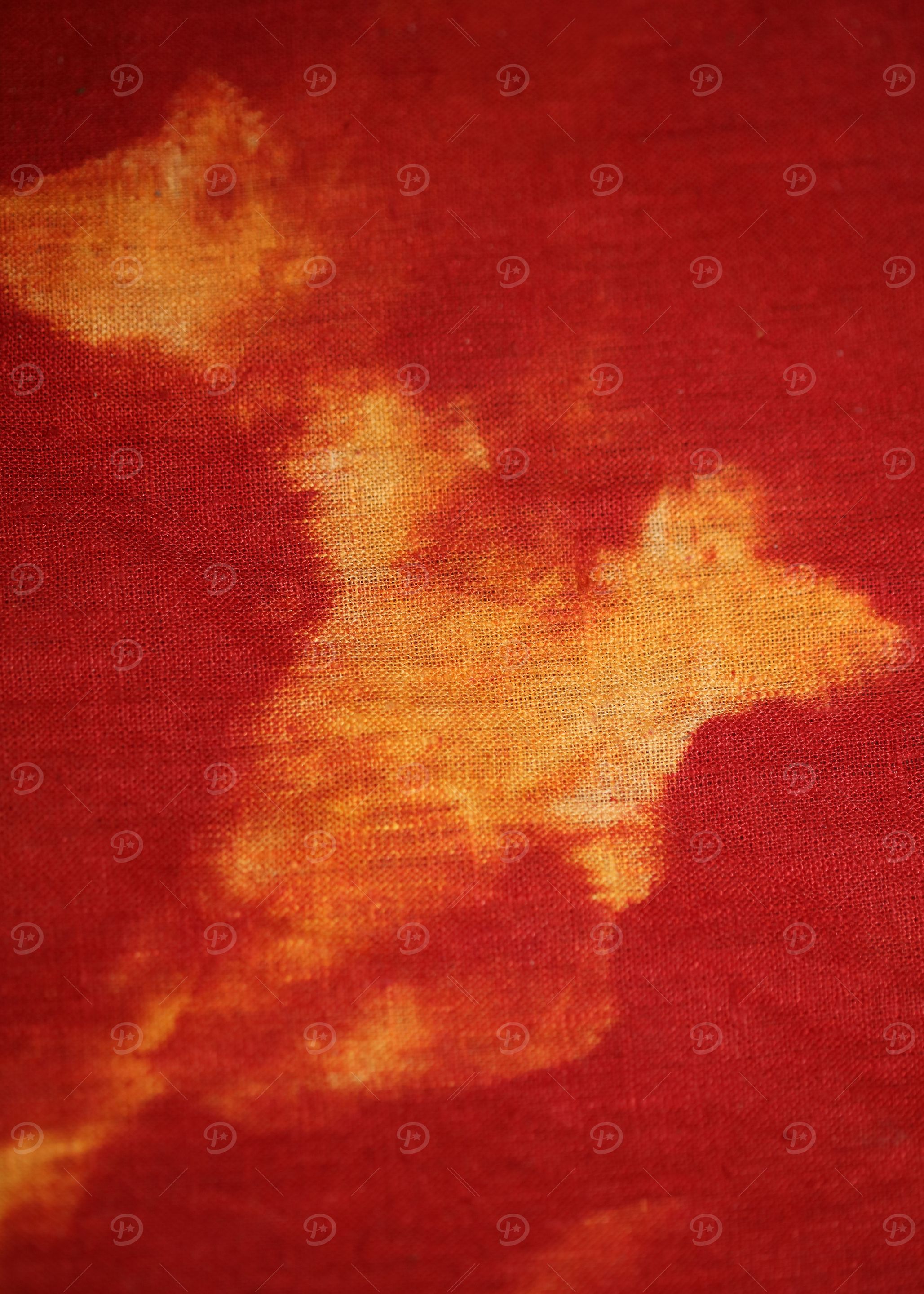 Red yellow textile designs