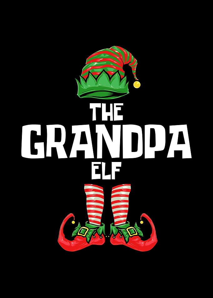Christmas Grandpa Elf Gran