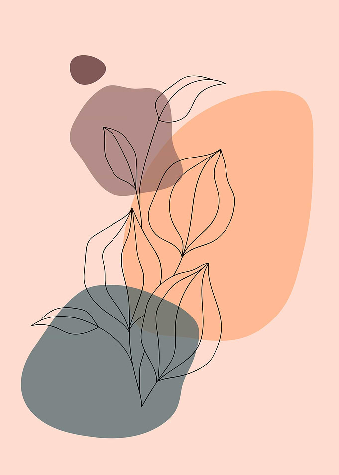 Botanical One Line Art 2