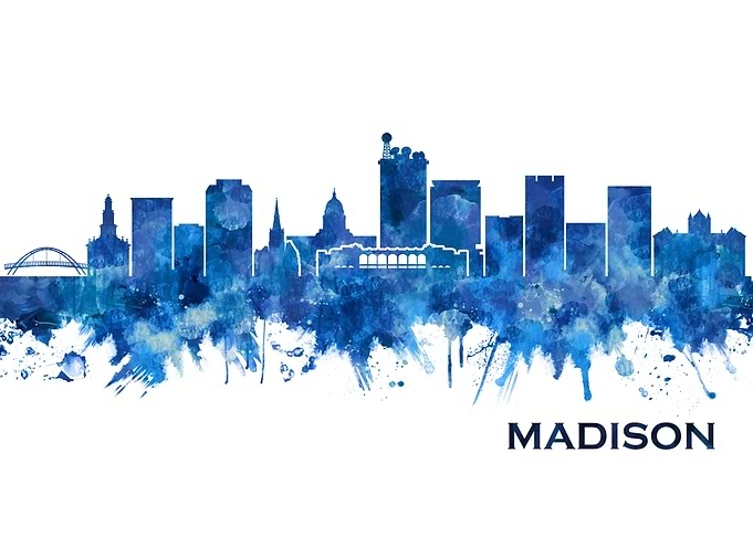 Madison USA Skyline Blue