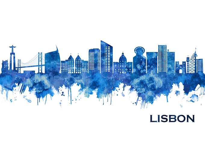 Lisbon Portugal Skyline