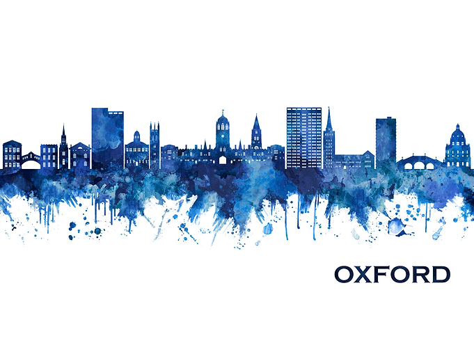 Oxford England Skyline