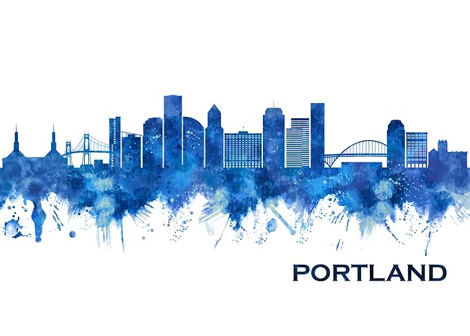 Portland Oregon Skyline