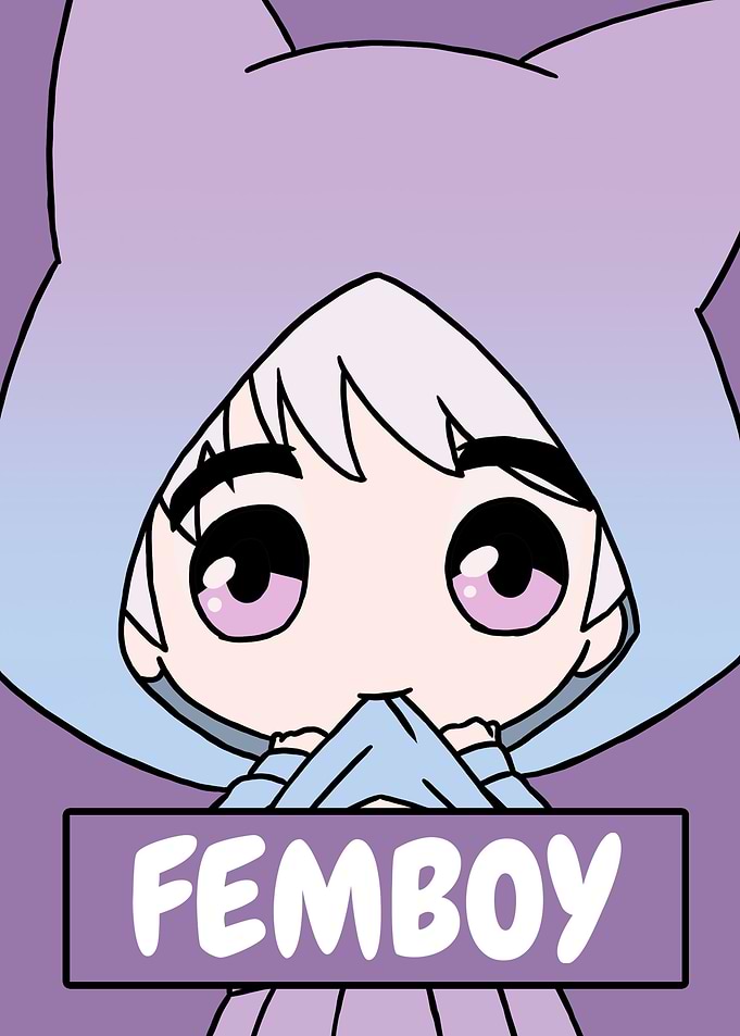 Femboy Chibi Anime boy