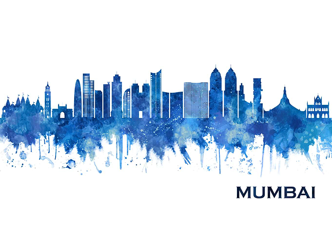 Mumbai Maharashtra Skyline