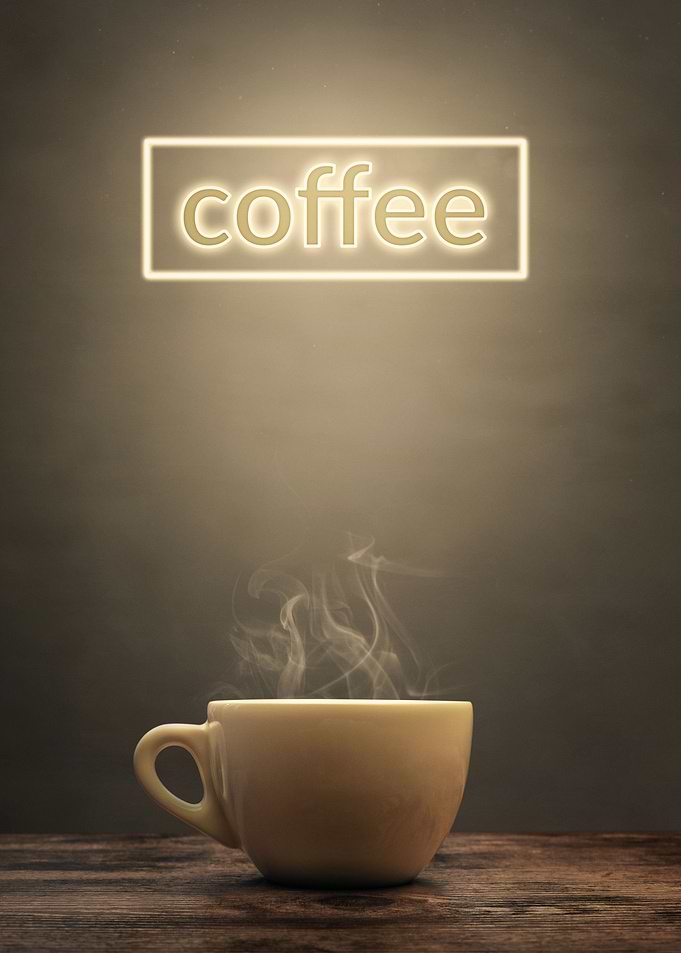 Coffee Cup And Sign