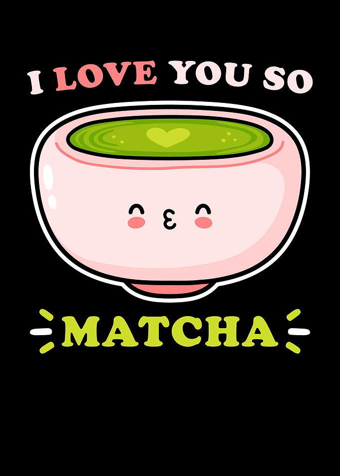 Matcha Tea kawaii