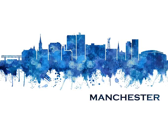Manchester USA Skyline
