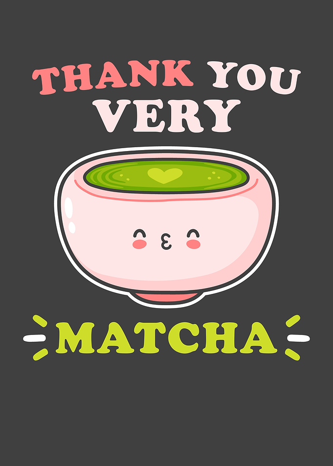 Matcha Tea kawaii