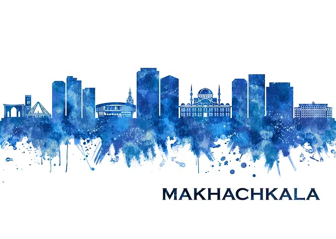 Makhachkala Russia Skyline