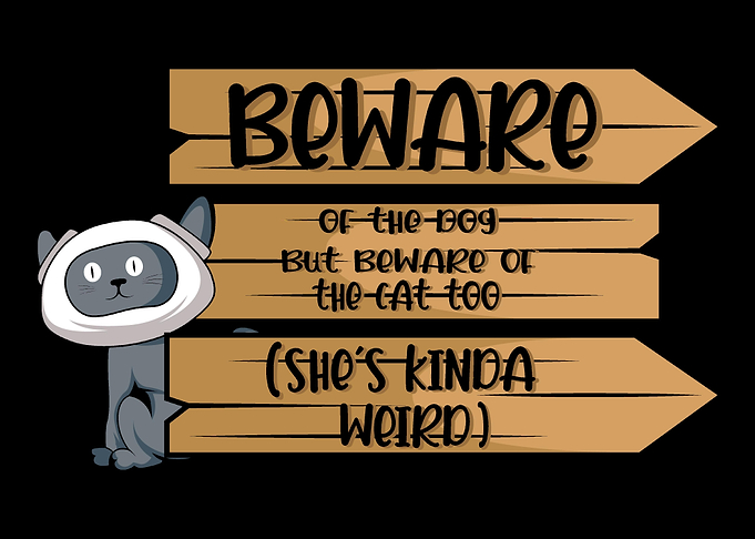 Beware Dog Cat Pet Owner G