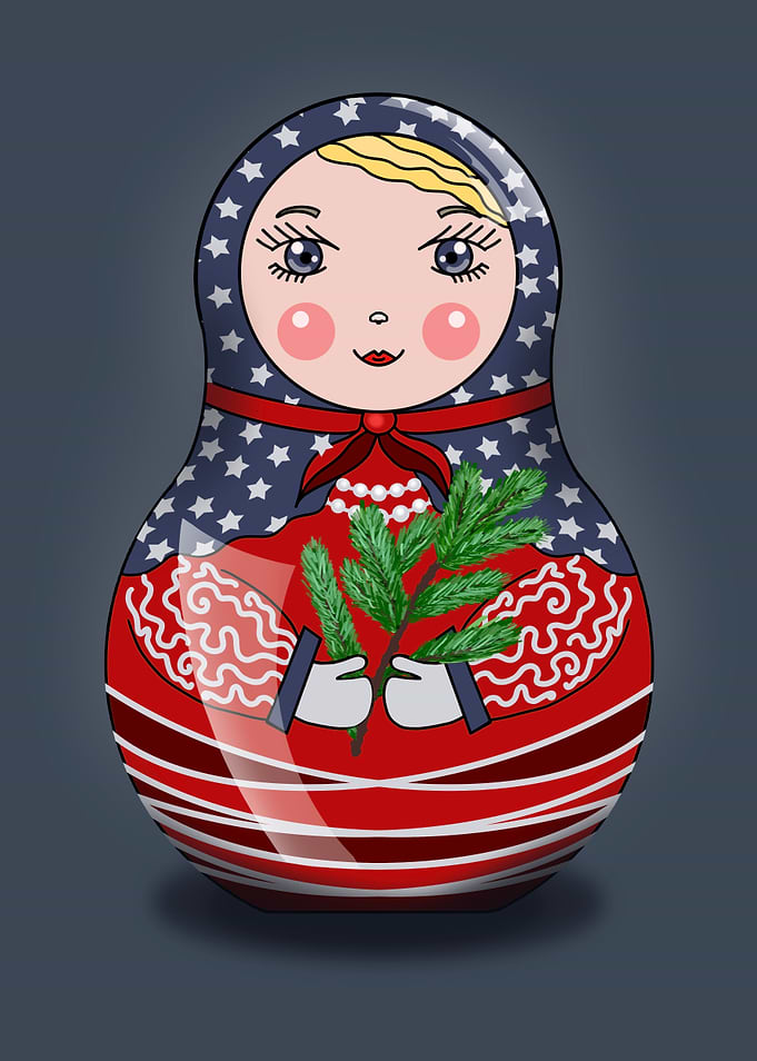 Russian Doll Winter time