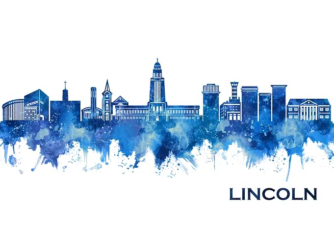 Lincoln USA Skyline Blue
