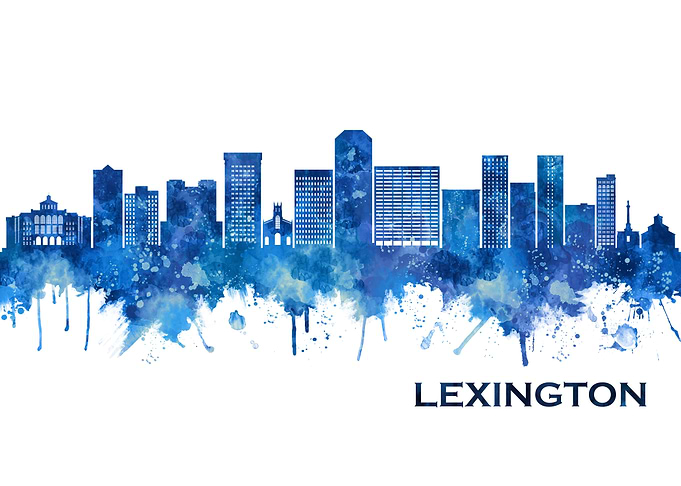 Lexington Kentucky Skyline