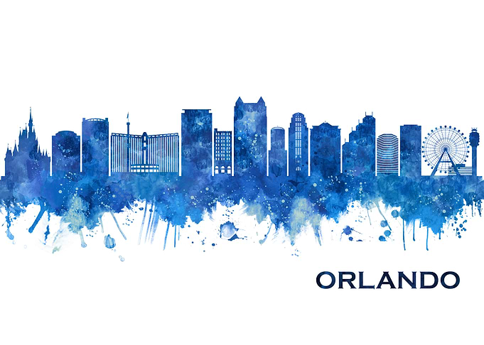 Orlando Florida Skyline