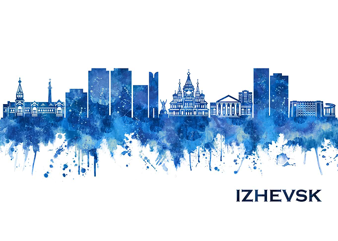 Izhevsk Russia Skyline