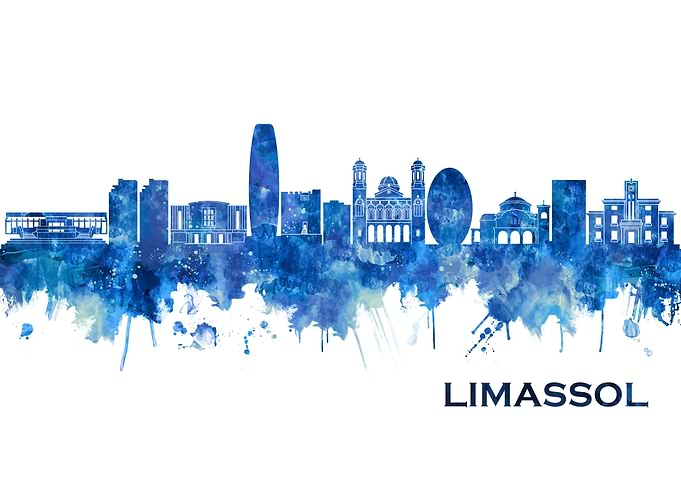 Limassol Cyprus Skyline