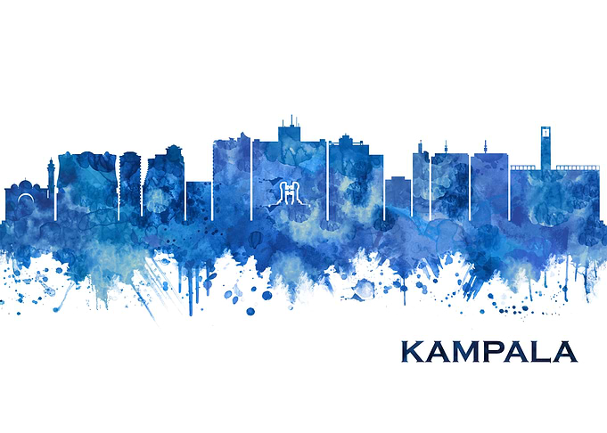 Kampala Uganda Skyline