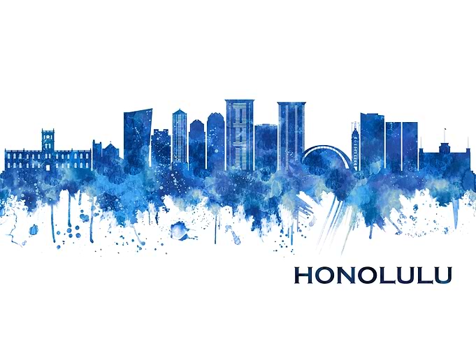 Honolulu Hawaii Skyline