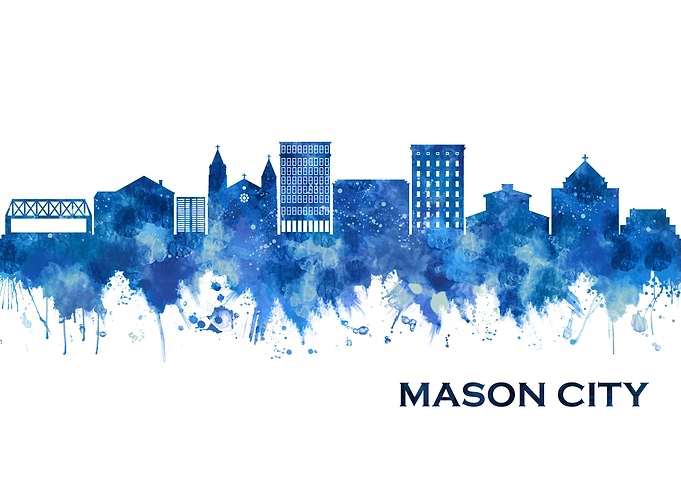Mason City Iowa Skyline