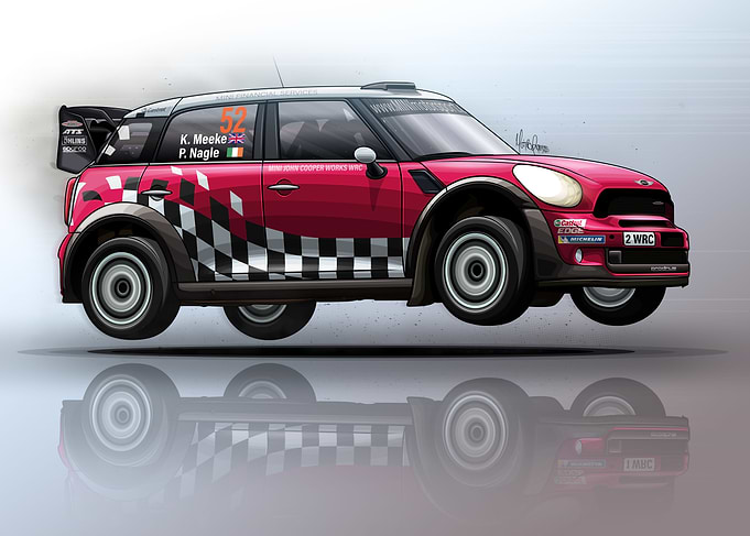 K Meeke Prodrive WRC Art