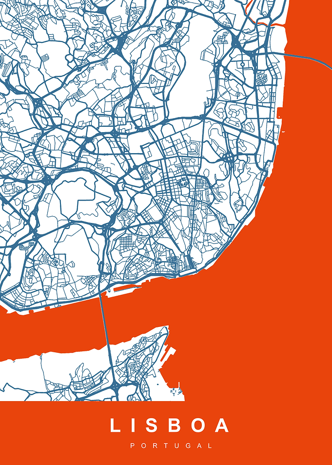 LISBOA Map Portugal