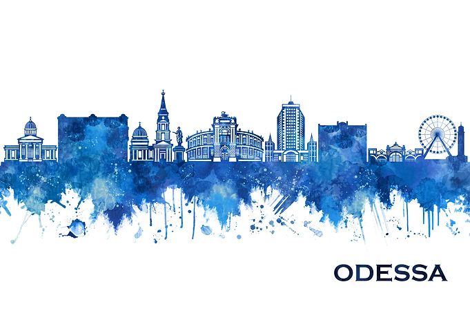 Odessa Ukraine Skyline
