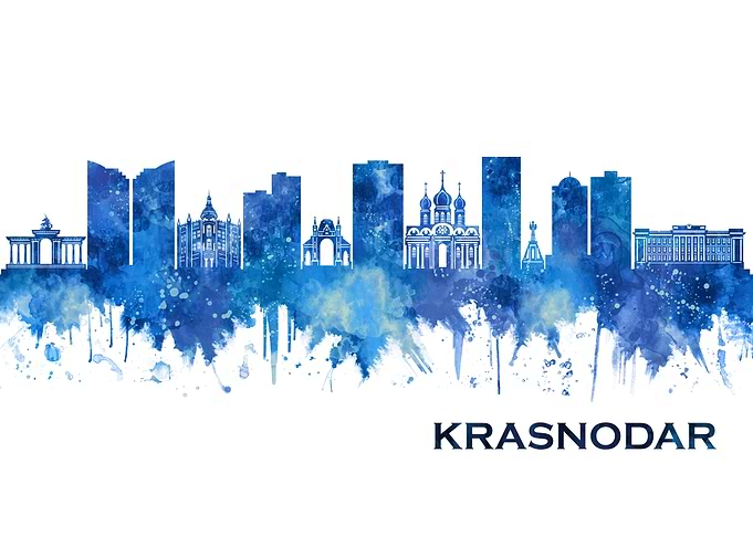 Krasnodar Russia Skyline