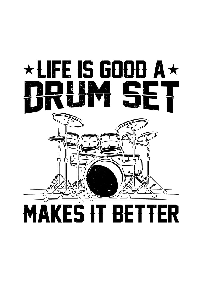 Drummer Drum Set Gift Idea