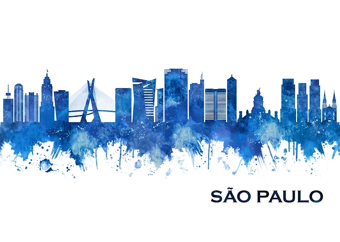 Sao Paulo Brazil Skyline