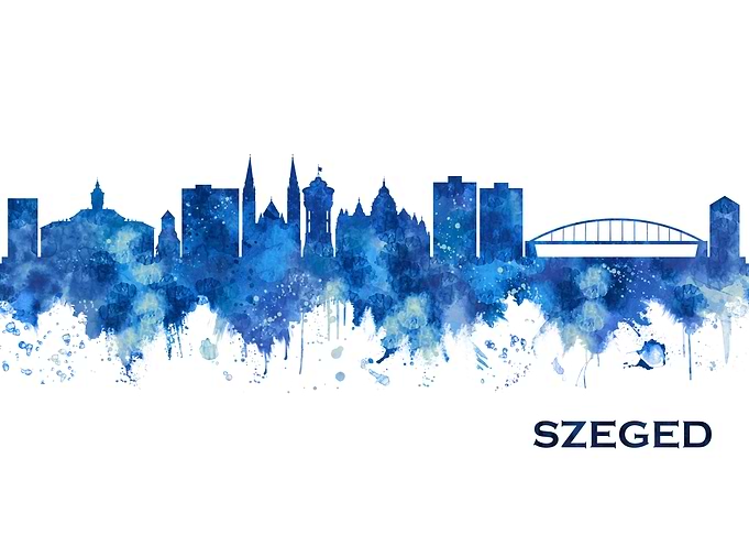 Szeged Hungary Skyline