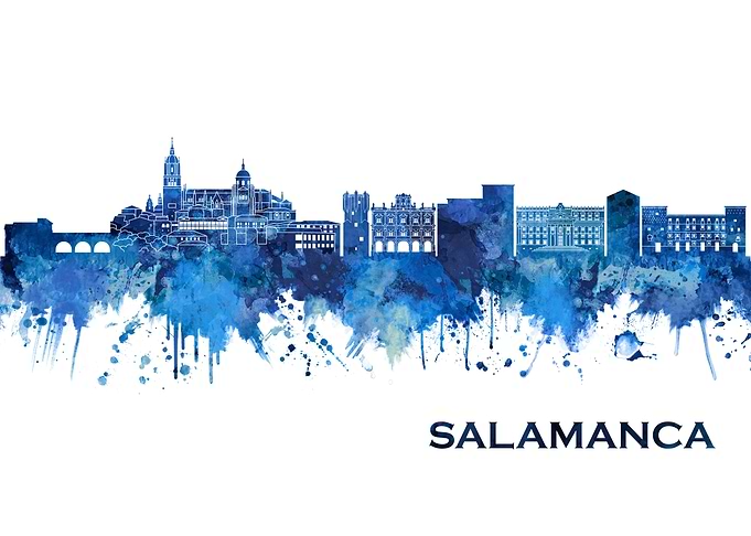 Salamanca Spain Skyline