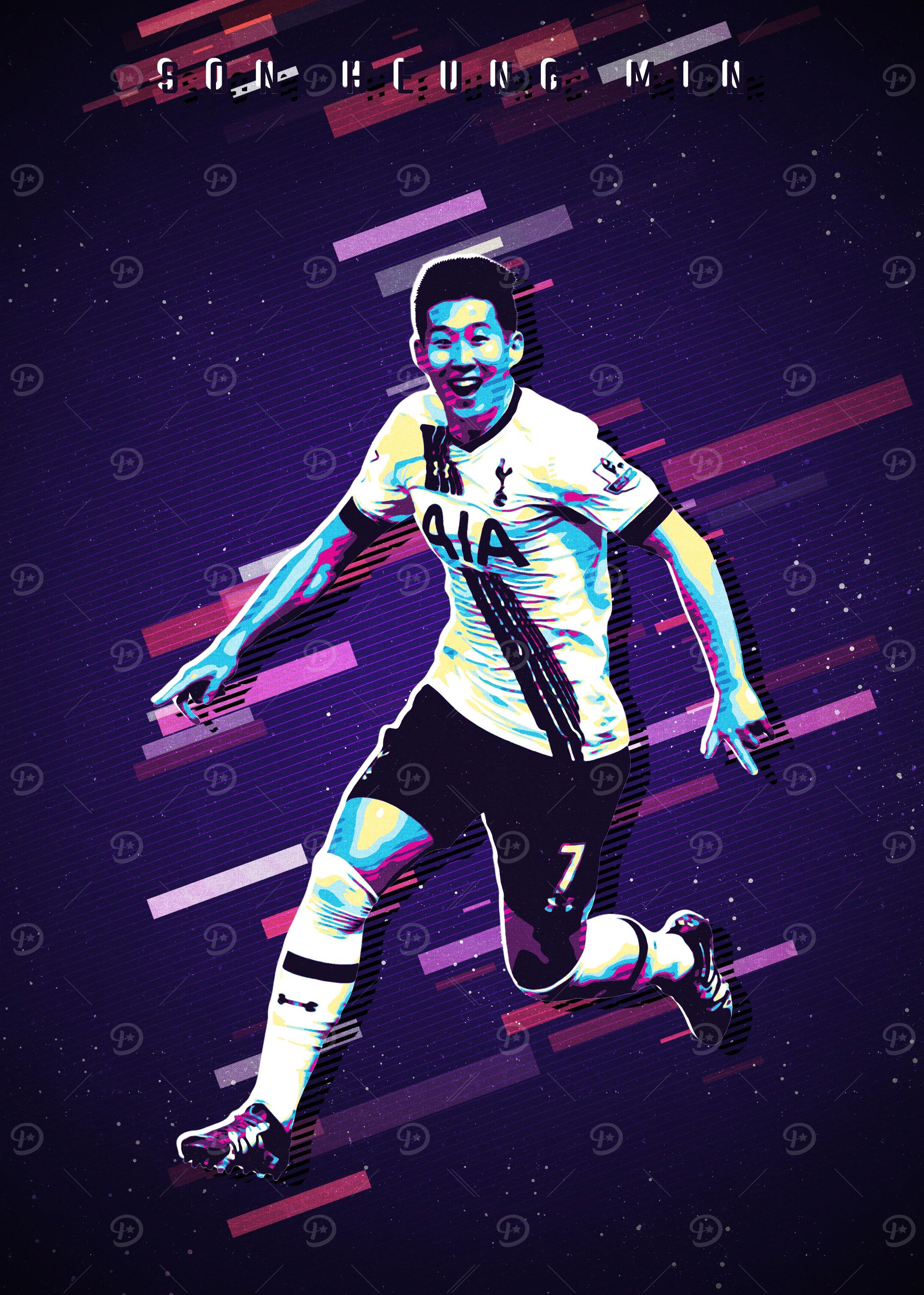 Football Player Retro