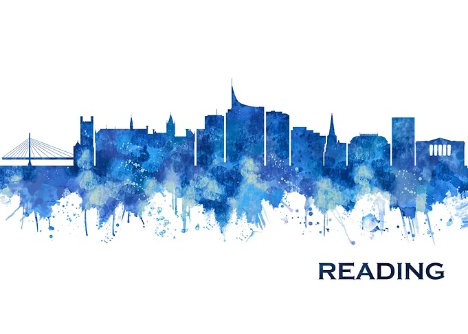 Reading England Skyline