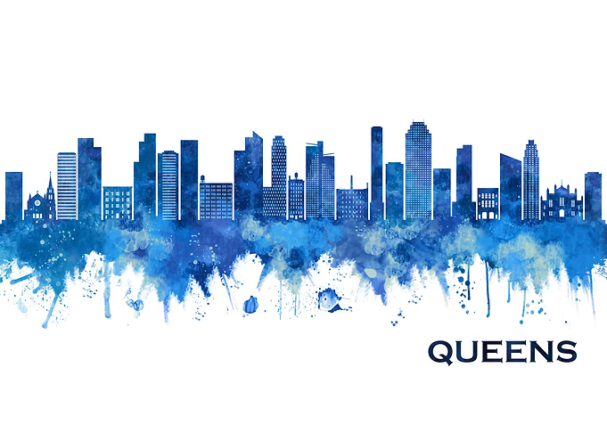 Queens New York Skyline