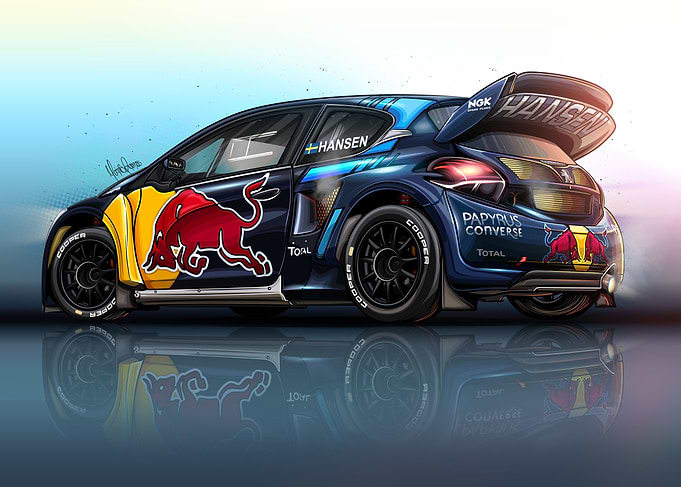 Peugeot 208 RX Artwork