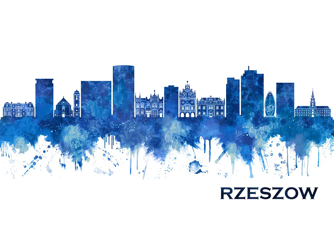 Rzeszow Poland Skyline